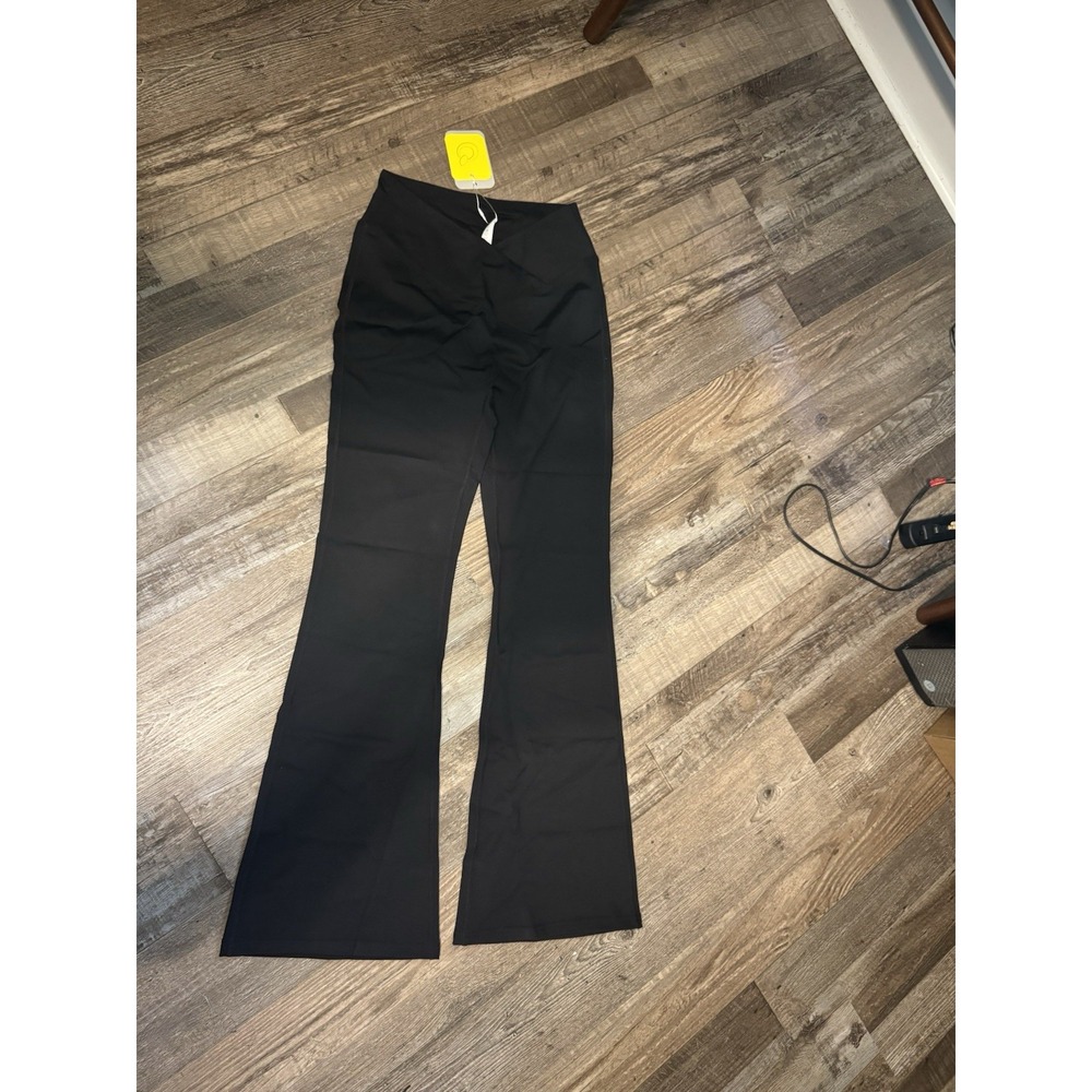 Lemonsky Small Women's Flare Yoga Pant Black